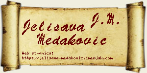 Jelisava Medaković vizit kartica
